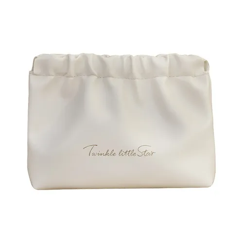 ALOENEY ПУ (полиуретан) Косметичка Стандартная Женская Молочный Абрикос Белый Розовый Мокко Классический Черный