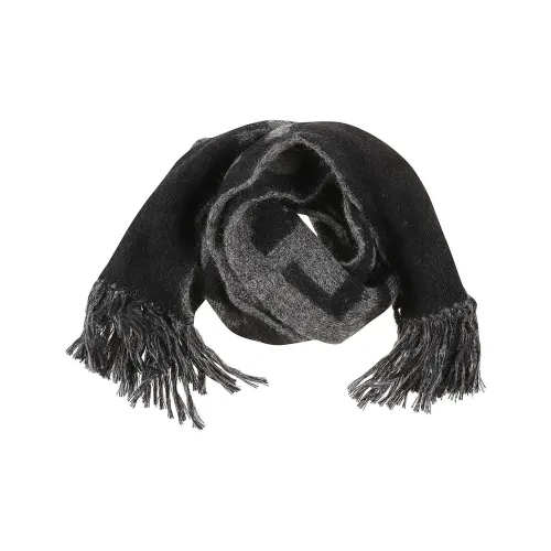 SAINT LAURENT Вязаные шарфы Женские Черный