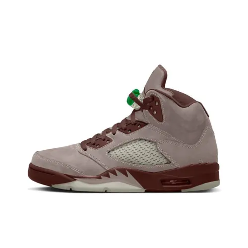 Jordan Air Джордан 5 'El Grito' Устойчивый к истиранию Высокий Топ Винтажные баскетбольные кроссовки Мужской Тауповый
