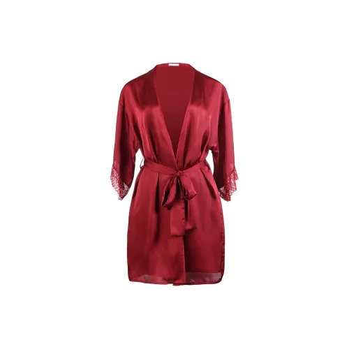 Selmark Красный Женские Домашние халаты