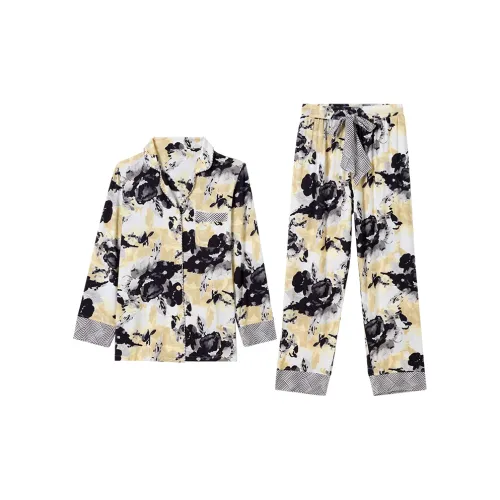 JOCKEY Pajama Комплект Женский Желтый Морской Туман