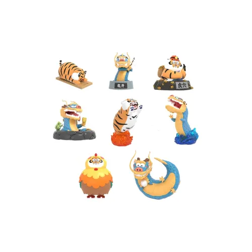 FUNISM Dragon Rising Tiger Leaping Collection I AM NOT Такэши Года Слепые коробки Один Mystery Коробка Целая коробка 8 шт