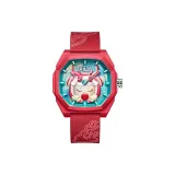 46FLM38-6526-001-Red Independent Clock