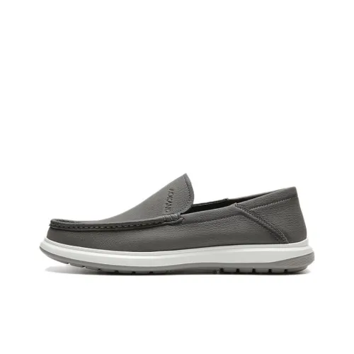 AOKANG Мужские повседневные туфли Low Top Серые Мужские