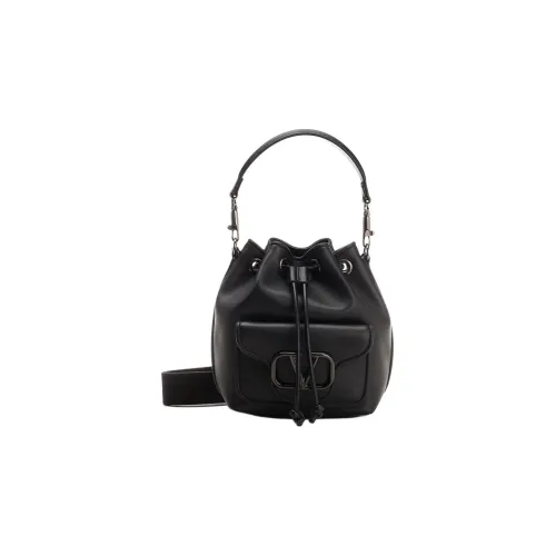 Valentino Locò Телячья кожа Сумка Сумка через плечо Сумка через плечо Женская Черная