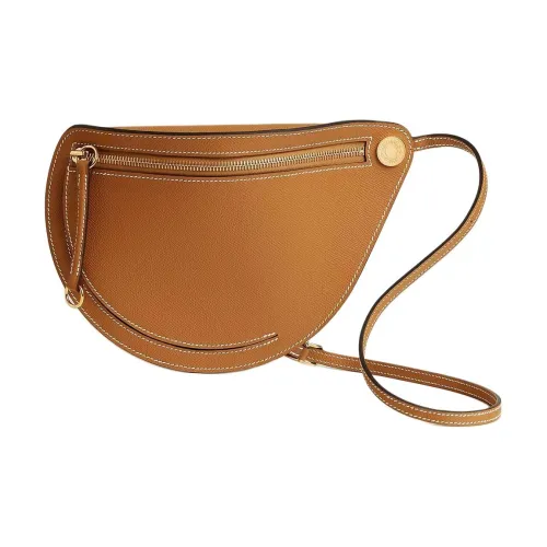 HERMES Petite Course Эпсомская кожа Сумка через плечо Сумка на плечо Женская 1H Цвет ириски