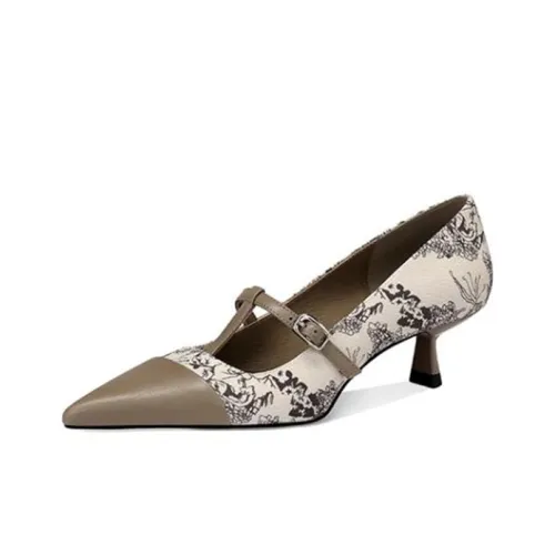 JESSICA SOPHIA Туфли Мэри Джейн с узким каблуком Женские