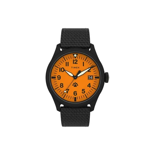 TIMEX Кварцевый механизм Мужские часы 43mm*43mm*10mm Оранжевый