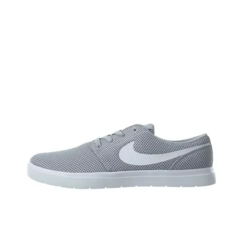 Nike SB Portmore Амортизация Износостойкие Низкие Кроссовки для Бега Унисекс Серые