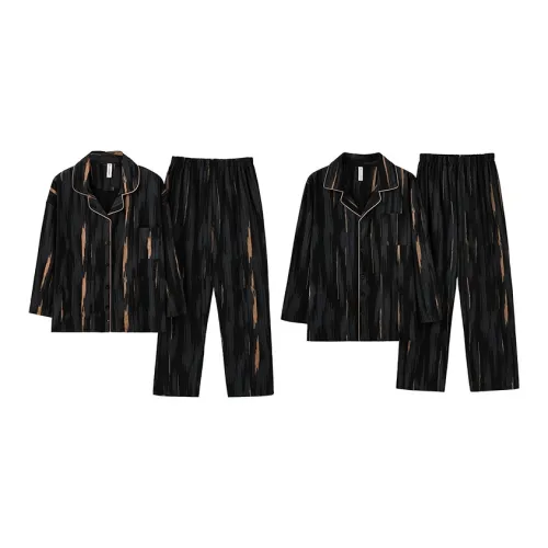 MIANQU W8301 Черный Унисекс Пижамные комплекты