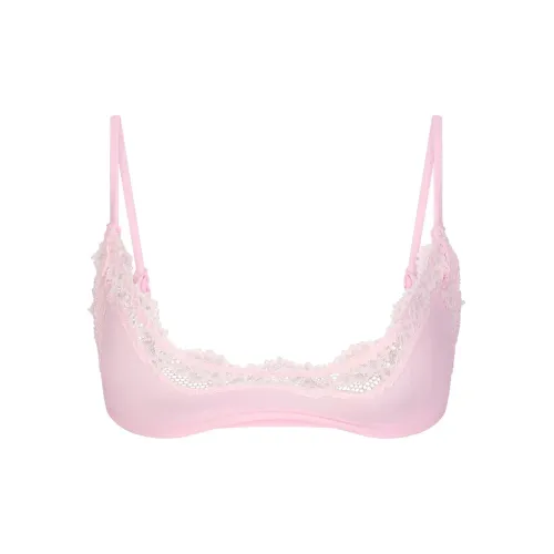 SKIMS День святого Валентина ФИТС EVERYBODY Кружево Scoop Бюстгальтер Бюстгальтер Женский Вишневый цветок Tonal Вишневый цветок Тон