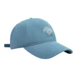 Цветочный узор, центральная часть, утка, клюв - синий