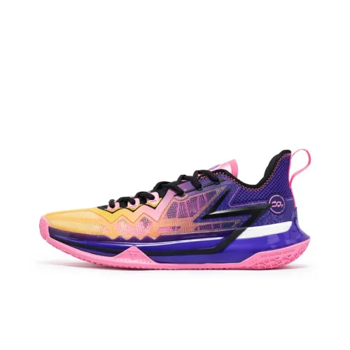 361° Big 3 Future Баскетбольные кроссовки Низкий Топ Винтажный Желтый Мужской