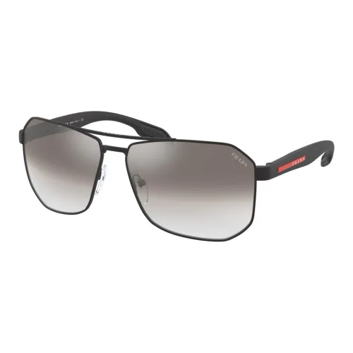 PRADA Aviator Солнцезащитные очки Унисекс Черный