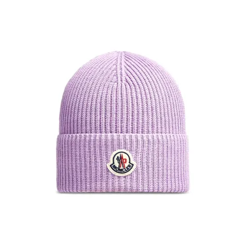 Moncler Cotton Beanies Men's Purple
