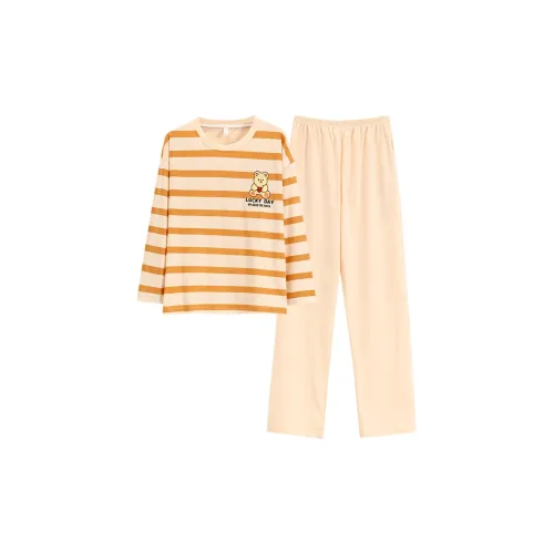 Pretty Lady Дом Костюм Женские Абрикос Желтый