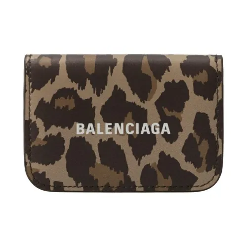 Balenciaga Телячья кожа Кошелек Мини Унисекс Бежевый Белый