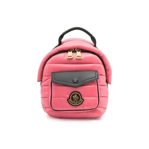 Moncler Astro Полиамид Рюкзак Мини Женский Коралловый Розовый