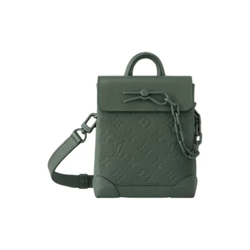 LOUIS VUITTON Taurillon Кожа Сумка через плечо Экстра мини Мужская Лесной зеленый