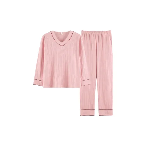 Pretty Lady Пижамный комплект женский цвет вишневый цветок розовый