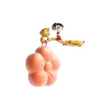 Лиса Девушка Персик фонарь