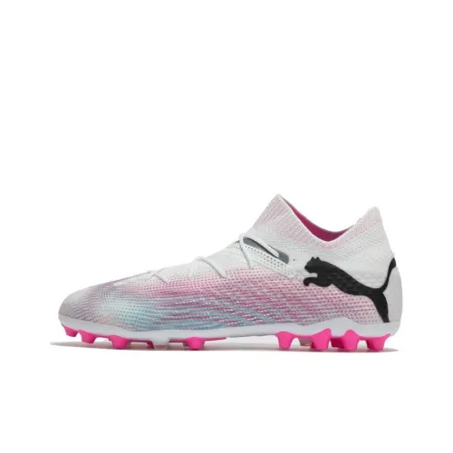 PUMA FUTURE 7 ULTIMATE MG MULTI Ground Футбольные бутсы Унисекс Белый Розовый Черный
