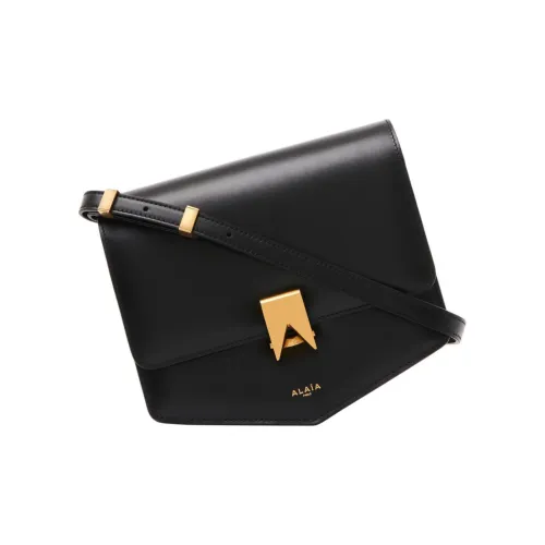 Alaia Телячья кожа Сумка через плечо Сумка на плечо Женская Черная