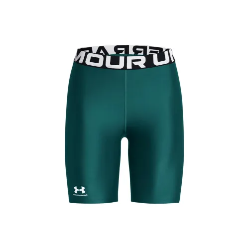 Under Armour HeatGear Павлиний зеленый Женские шорты для йоги