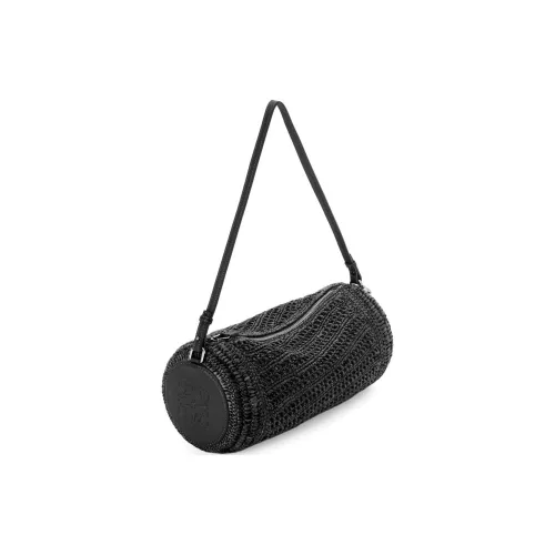 LOEWE Raffia Телячья кожа Сумка через плечо сумка через плечо Женская Черная