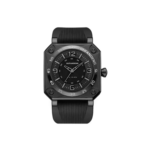 GUFANDENG Кварцевый Movement Унисекс Часы 42mm*42mm*12mm Черные