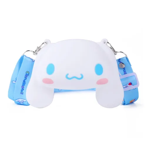 Sanrio Cinnamoroll Hello Kitty PVC Сумка для хранения на плечо Маленькая Унисекс Белый Черный Розовый Фиолетовый