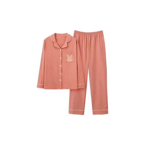 Sharefun Пижамный комплект женский оранжевый