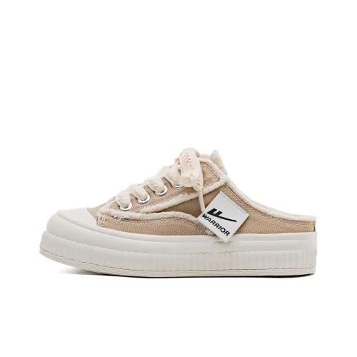 Warrior Low Top Canvas Shoes Brown Women's