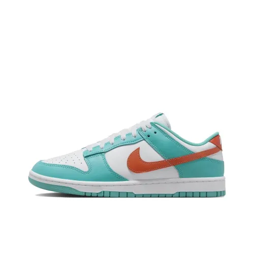 Nike Dunk Скейтборд Кроссовки Низкие Белые, Синие и Оранжевые Унисекс