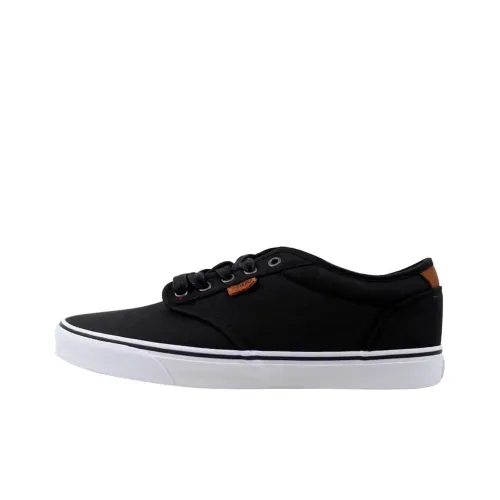 Vans Atwood Амортизация Износостойкие Низкие Кроссовки для Скейтбординга Унисекс Черные