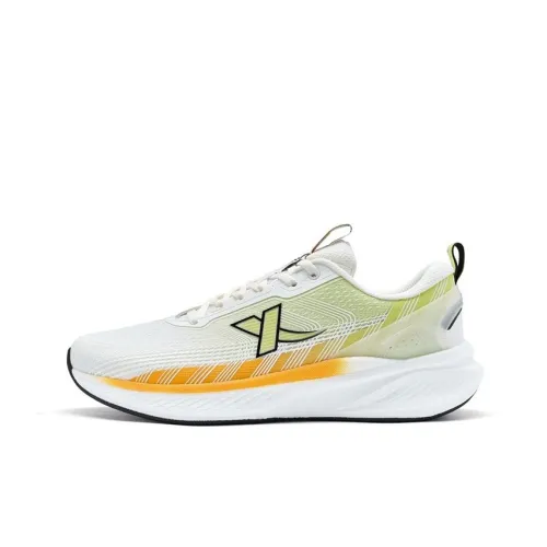 China Post x XTEP Износостойкие Дышащие Низкие Кроссовки для Бега Мужские Белые Зеленые