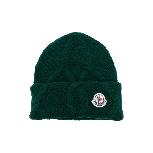 Moncler Шерстяные Шапки Мужской Зеленый
