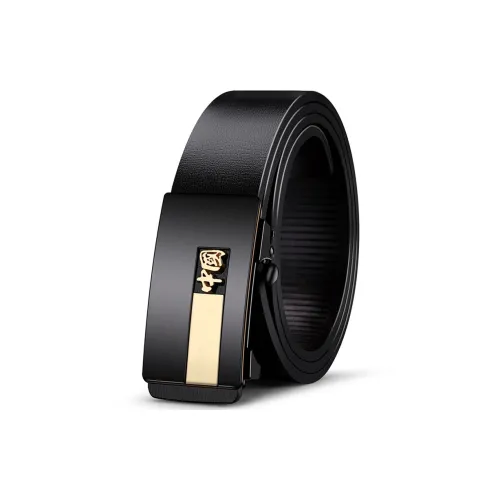 NOMK Ремни из коровьей кожи мужской ширина 3,4 см