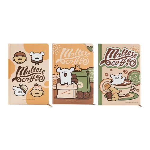 Коллекция кофе Maltese Ноутбук Cute с высоким визуальным эффектом Ноутбук Cultural Creativity мерч с IP