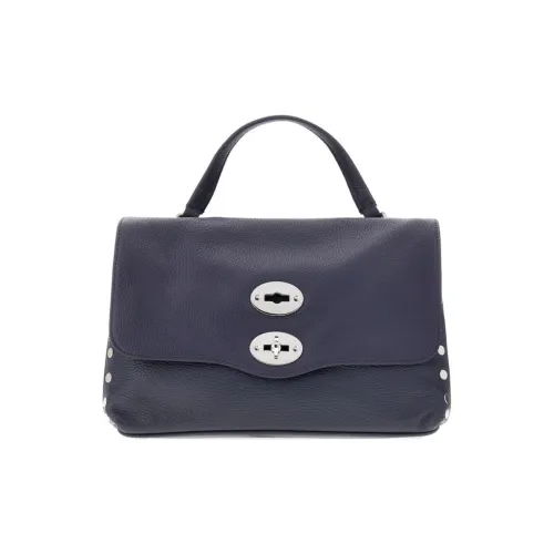 Zanellato Телячья кожа Тоут Сумка Сумка для покупок Сумка через плечо Сумка Маленькая Женская Морской синий