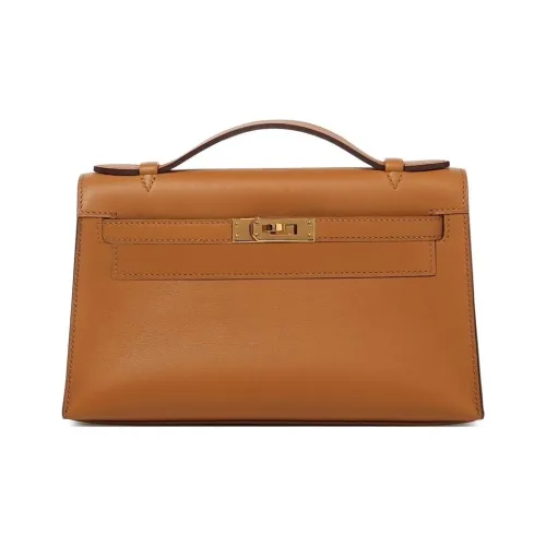 HERMES Mini Kelly Generation 1 Swift Кожа Сумка Kelly Сумка Женские 2S Кунжут