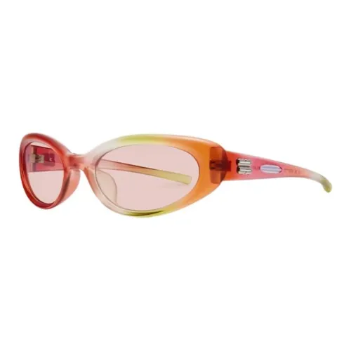 GENTLE MONSTER Титан Пластик OVAL SUNGLASSES Унисекс Красный