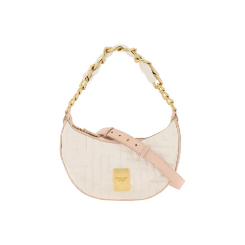 BALMAIN 1945 Мягкий Плиссированный Кожа Портативный Сумка через плечо Сумка на плечо Женская