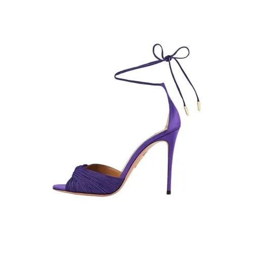 AQUAZZURA Bellini One Ремешок Сандалии 10,5 см Женские Фиолетовые