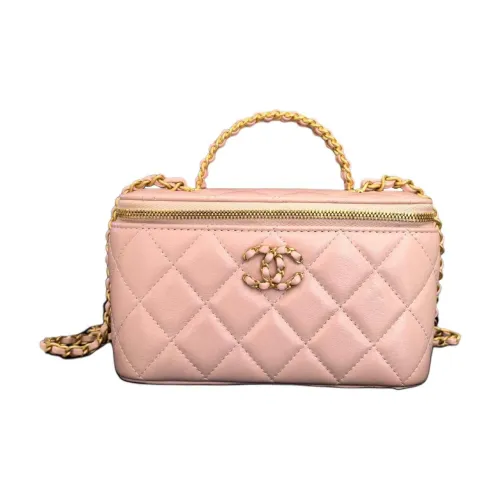 CHANEL Овчина Сумка для коробок Сумка для макияжа Сумка Сумка через плечо Сумка через плечо Женская Вишневый цветок Розовый