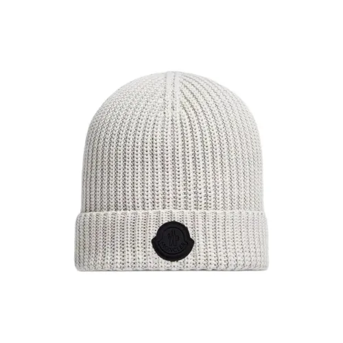 Moncler Хлопковая пряжа Шапки-бини Мужской Белый