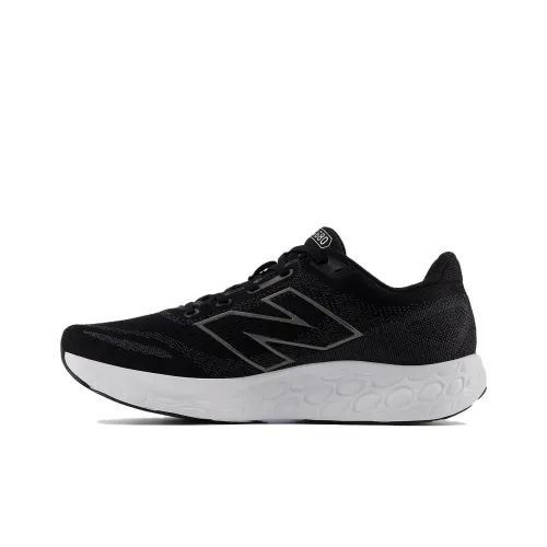 New Balance совместный бренд Fresh Foam 680v8 Амортизация Износостойкий Низкий Топ Повседневные Беговые кроссовки Мужские Черно-белые