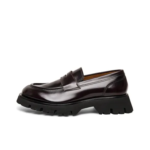 Santoni Alfie Лоферы Burgundy Мужской