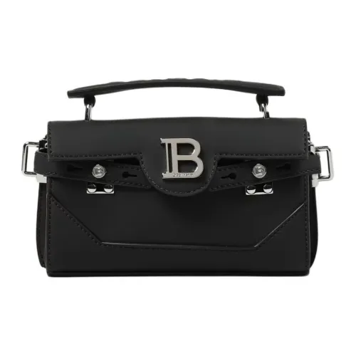 BALMAIN Полиуретан Одно Плечо Ручная Сумка Сумка через плечо Мужская Черная