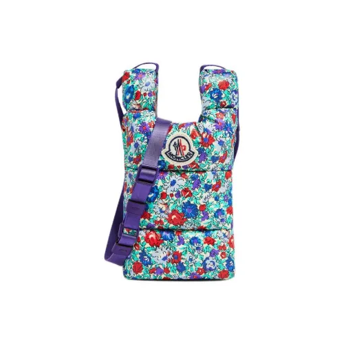 Moncler LIBERTY Коллаборация Нейлон Тоут Сумка Сумка для покупок Сумка через плечо Женская Многоцветная